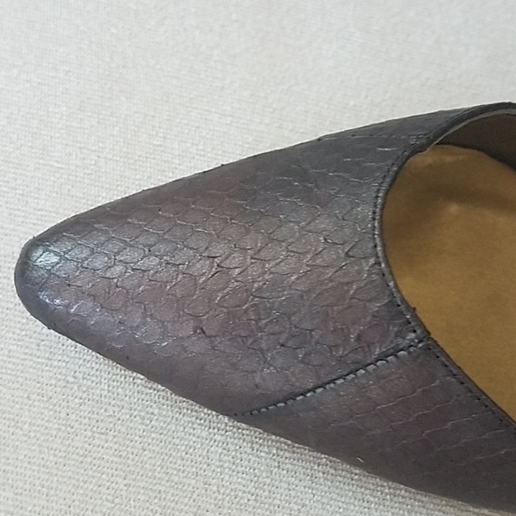 Précis Italian designer toe heels. Gray, 6.5 B - Picture 8 of 8